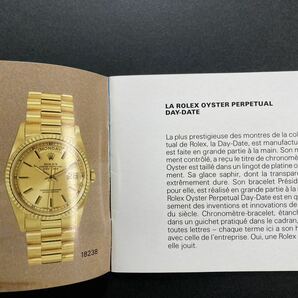 1990年 デイデイト 冊子 ロレックス ROLEX DAY-DATE booklet カタログ catalog 18239BIC 18238 トリドール TRIDOR gold 金無垢の画像3