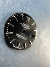 純正品 艶あり 69174 79174 黒 文字盤 ロレックス レディース デイトジャスト ダイヤル ROLEX DATEJUST dial 69178 79178 2135 2235 Black_画像4