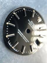 純正品 艶あり 69174 79174 黒 文字盤 ロレックス レディース デイトジャスト ダイヤル ROLEX DATEJUST dial 69178 79178 2135 2235 Black_画像5