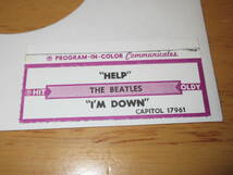 ◆◇THE BEATLES(ザ・ビートルズ)【HELP!/I'M DOWN(ホワイト盤)(FOR JUKEBOXES ONLY!)】米盤シングル/S7-17691/Capitol◇◆_画像4