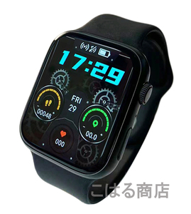 送料無料 Apple Watch 代替品 2.0インチ 大画面 スマートウォッチ 音楽 多機能 Watch8 スポーツ 健康 防水 血中酸素 血圧 iphone ブラック