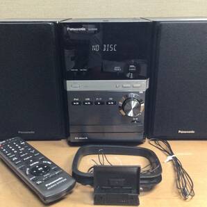 希少動作品●Panasonic/パナソニック CDステレオシステム SA-PM48 CD/カセット/iPod/ラジオ/USB オーディオ●リモコン/アンテナ付きの画像1