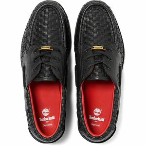 【稀極上】supreme timberland ティンバーランド シュプリーム 22AW Woven 3-Eye デッキシューズ US7 スニーカー マルジェラ