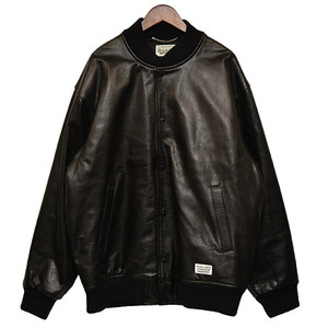 WACKO MARIA　ワコマリア　2023AW　LEATHER VARSITY JACKET　レザースタジャン　レザージャケット　8054000160389