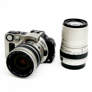 Canon EOS IXE ZOOM LENS EF 24-85mm 1:3.5-4.5　SIGMA ZOOM 100-300mm　キャノン　一眼レフフィルムカメラ　レンズセット〈O1424〉A1