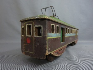 ◇古い　南海電鉄　NANKAI 木製電車　南海電車　48cm◇希少◇10