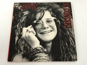 ▼　【☆LPレコード　In Concert　Janis Joplin　ジョプリン・イン・コンサート　ジャニス・ジョプ …】175-02402