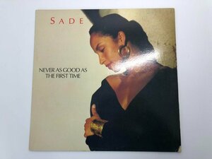 ▼　【☆LPレコード SADE NEVER AS GOOD AS THE FIRST TIME 素敵なファースト・タイム シャーデー 4…】107-02402