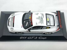 ▼　【ミニチャンプス 1/43 PORSCHE ポルシェ 911 GT3 Cup ディーラー特注】001-02402_画像5