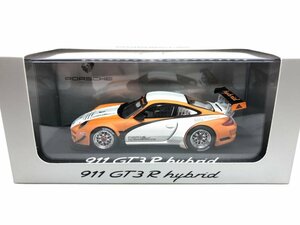 ▼　【ミニチャンプス 1/43 Porsche ポルシェ 911 GT3R ハイブリッド オレンジ ディーラー特注】001-02402