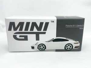 ▼　【ミニGT 1/64 ポルシェ 911 992 カレラ S 左 ホワイト 】001-02402