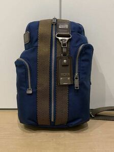 【美品】TUMI ALPHA BRAVO モントレースリングバッグ 22318BTH