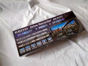 新品◆箱に破れあり◆KEIYO ドライブレコーダー ミラー型 2カメラ スマートルームミラー 前後FullHD Gセンサーカメラ分離 死角軽減 AN-R107