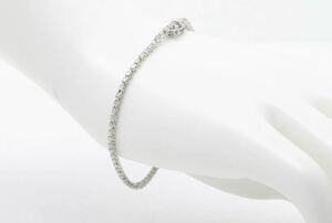 ダイヤモンド テニスブレスレット K18 K18WG Pt 1.00ct 1カラット ブレスレット ダイヤ アクセサリー ネックレス ゴールド GT10090