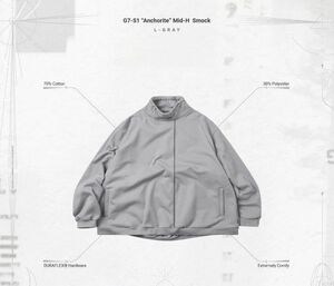 GOOPIMADE G7-S1「Anchorite」Mid-H Smock カラー L-GRAY　サイズ 2