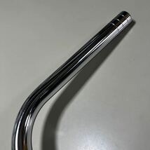 stolen bikes 10.00 シルバー　銀　新品　BMX ハンドル　バー　ストーレン　ストリート　パークROLL BAR MULTI BUTTED CHROMOLY 10.00_画像4