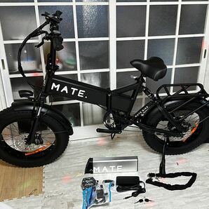 新品2024！MATE系 BIKE MATE X 750 MAXスピード43-45km可能！！現在24km/hMATEX ファットバイク アルミフレーム 自転車 。の画像2