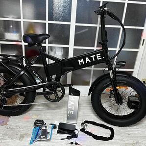 新品2024！MATE系 BIKE MATE X 750 MAXスピード43-45km可能！！現在24km/hMATEX ファットバイク アルミフレーム 自転車 。の画像4