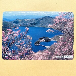 【使用済】 花オレンジカード JR東日本 赤城