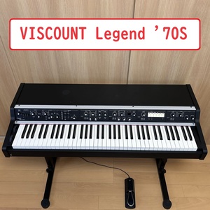 【室内使用のみ】VISCOUNT Legend '70s compact EX FATAR TP100LR 73鍵盤 100V仕様 Rhodes Wurlitzer Clavinet 【スタンド別】