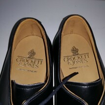 c0054 【新品同様・試着程度】 ★クロケット&ジョーンズ Crockett&Jones★ GOODWOOD プレーントゥ 5E 23.5cm 黒 シューズ ビジネス 革靴_画像6