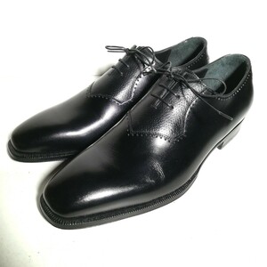 c0099 【未使用に近い】 ★エンツォボナフェ Enzo Bonafe★ プレーントゥ 8 25.5~26.0cm程度 黒 ドレス ビジネス 高級革靴 紳士靴 本革