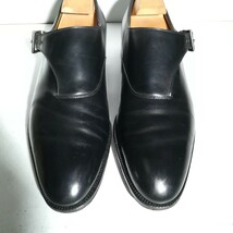 c0101 ★ジョンロブ John Lobb★ jermynⅡ 7000 プレステージ モンクストラップ 6 1/2E 黒 ドレスシューズ ビジネス 高級革靴 紳士靴 本革_画像4