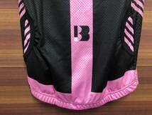 HO966 ビエンメ BIEMME 16SS SHARP JERSEY サイクルジャージ LADY BLACK/PINK Black/Pink S_画像6