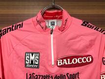 HP273 サンティーニ Santini 半袖 サイクルジャージ ピンク S Giro d'Italia 2013 Paul Smith_画像3