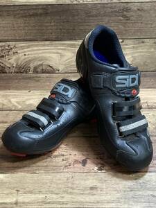 HN784 シディ SIDI MTB Trace ビンディングシューズ 黒 EU37