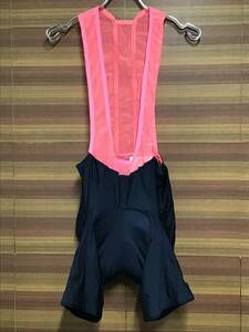 HO184 ラファ Rapha FLY WEIGHT BIB SHORTS 紺 ピンク S ※擦れ