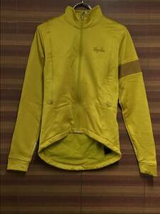 HN673 ラファ RAPHA WINTER JERSEY 長袖サイクルジャージ Sサイズ 黄色