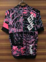 HO044 ラファ Rapha PRO TEAM TRAINING JERSEY 半袖 紺 ピンク M EF_画像2