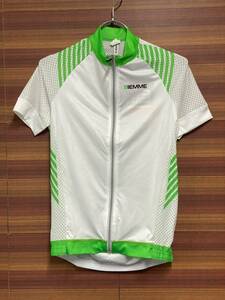 HO969 ビエンメ BIEMME 16SS SHARP JERSEY サイクルジャージ LADY WHITE/GREEN White/Green M