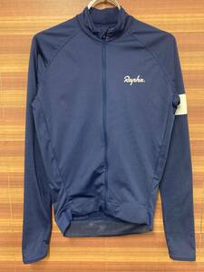 HP131 ラファ Rapha コアロングスリーブジャージ CORE LONG SLEEVE JERSEY 紺 XS ※動物の毛