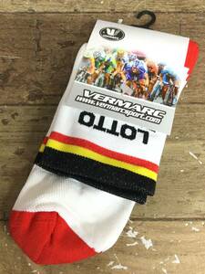 GF717 ベルマークスポーツ VERMARK SPORT サイクルソックス 白 S/M Lotto BELISOL タグ付き未使用