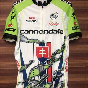 HP285 スゴイ SUGOi 半袖 サイクルジャージ 白 総柄 S cannondaleの画像1