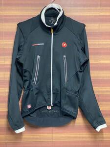 HP984 カステリ Castelli ROSSO CORSA 長袖 サイクルジャケット S 黒