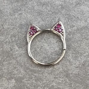 猫 ボディピアス 18G