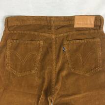 【美品】Levi's リーバイス Made and Crafted メイドアンドクラフテッド 05081-0070 TackSlim Golden Brown コーデュロイ W32 L32 パンツ_画像4