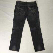 Levi's リーバイス RG903-03 Redloop 日本製 05年 ローライズ ストレート デニム パンツ ジーンズ W31 ジップフライ ユーズド加工_画像2