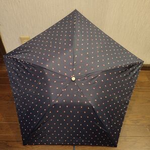 お洒落な折りたたみ傘 ハート柄