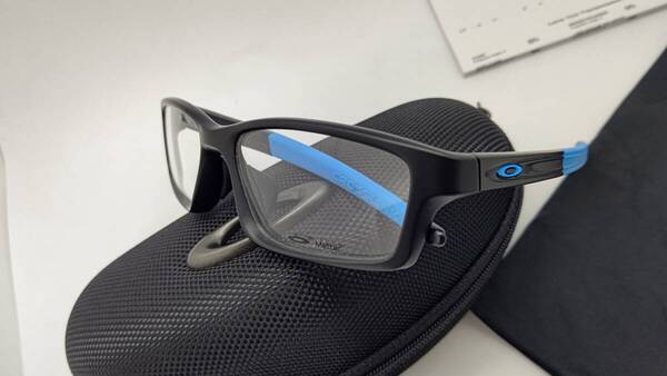 オークリー メガネ 取り換えテンプル付き 送料無料 新品 税込 OX8041 0156 CROSSLINK OAKLEY