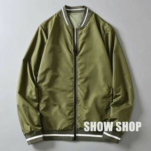 人気！新品 MA-1 ジャケット 軽い伸縮 吸汗速乾 春 秋 20代30代 40代 50代ジャケット アウター シンプル/EU発 /【SIZE/L 】1129