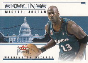 2002 MICHAEL JORDAN FLEER PREMIUM SKYLINES 1of19SL /2500