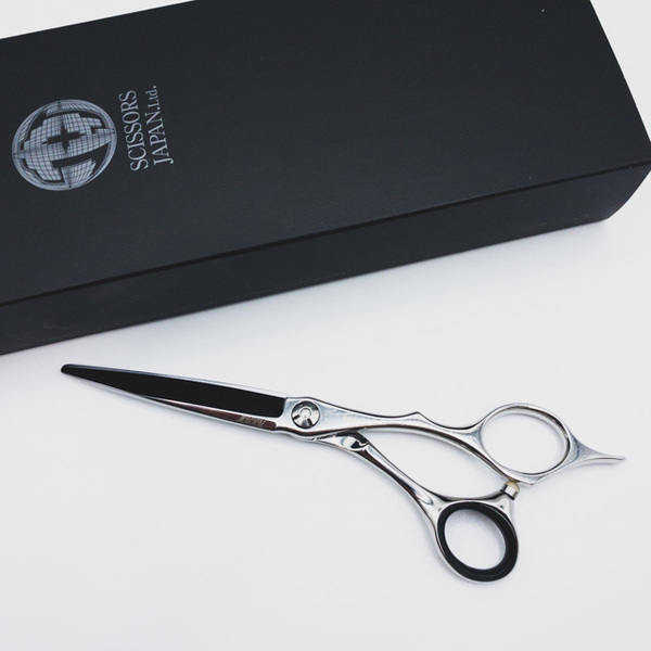 美品【シザーズジャパンSCISSORS JAPAN】CTNVD60i1817N LSBS加工 ギザ刃シザー理容 美容ハサミ 美容師 理容師 右利き 6インチ 中古 sc343