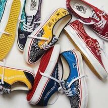 新品レア VANS VAULT バンズ ボルト BEDWIN ベドウィン コラボ UA Og Authentic Lx オーセンティック 27㎝ メンズ バンダナ柄 送料無料_画像8