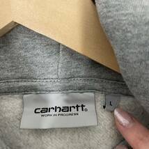 【Carhartt】カーハート★パーカー コットン グレー メンズ サイズL HOODED HEART 02_画像5