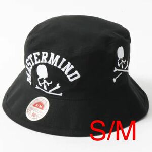S/M Mitchell&Ness × MASTERMIND WORLD BUCKET MMJ マスターマインド ミシェル ネス コラボ バケット ハット 帽子