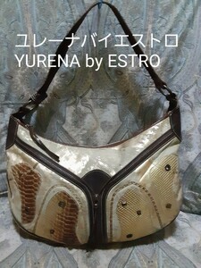 ユレーナバイエストロ YURENA by ESTRO 本革/肩掛けショルダーバッグ